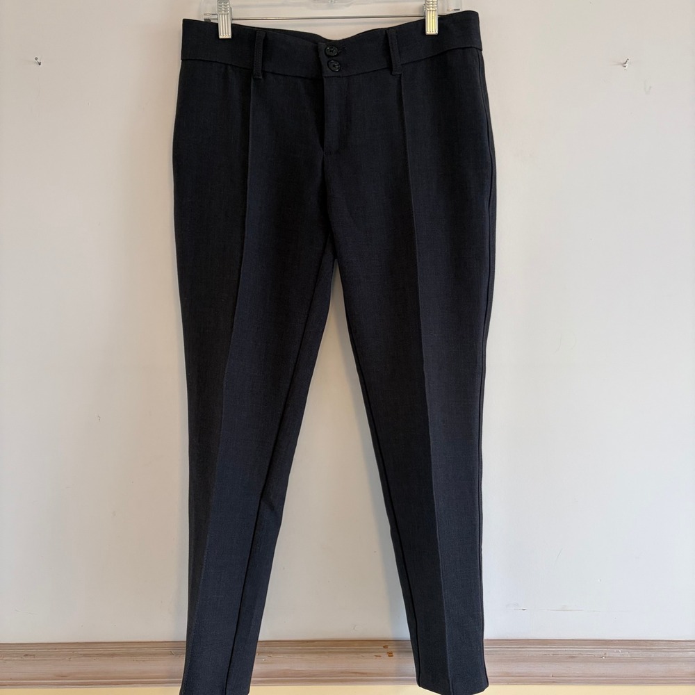 Anthropologie Cartonnier Women Charlie Ankle Trouser Dress Pants‎ Gray Pleated 8
